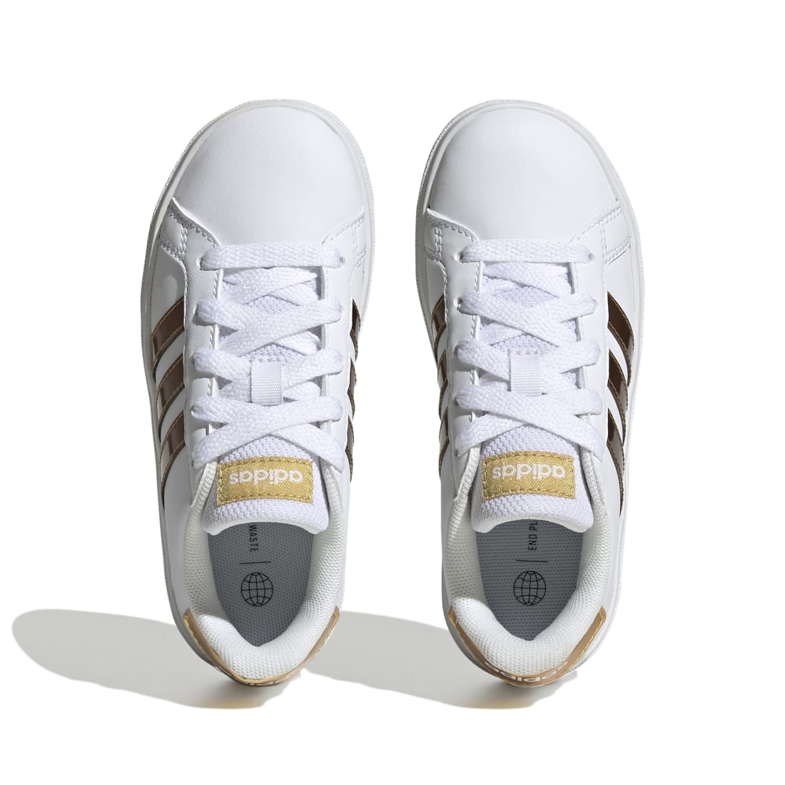 Adidas Grand Court Κορδόνι Λευκό Χρυσό