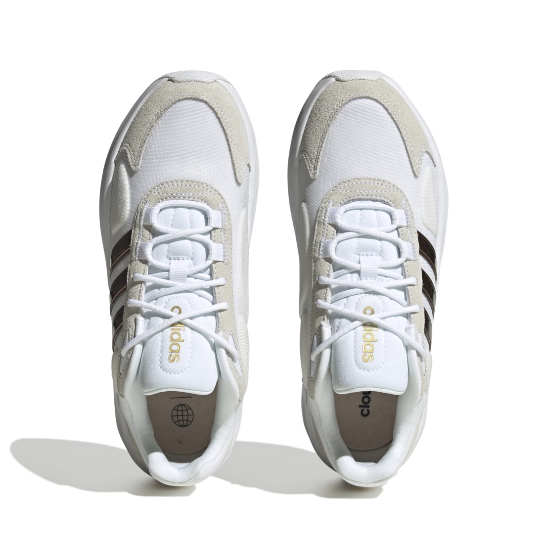 Adidas Γυναικεία αθλητκά Ozelle Λευκό Χρυσό